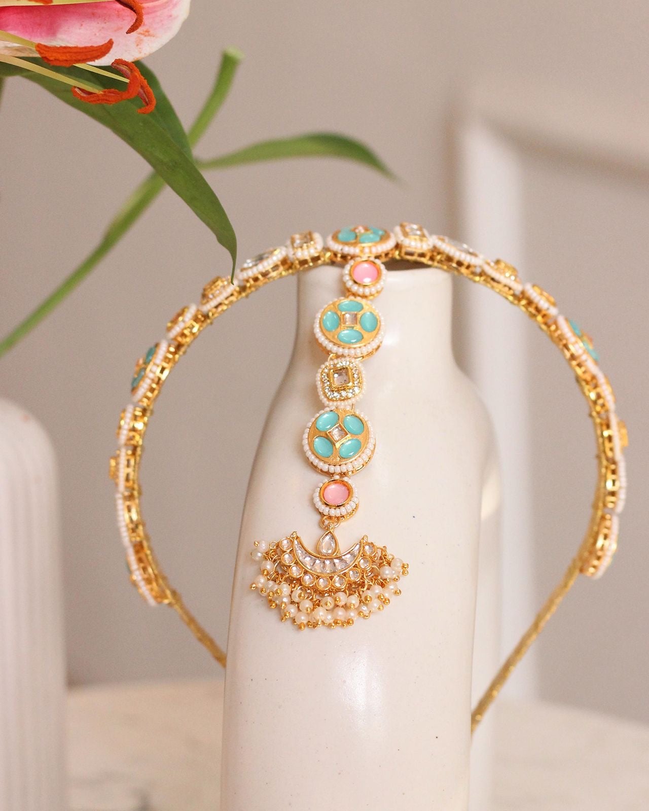 Kundan Headband