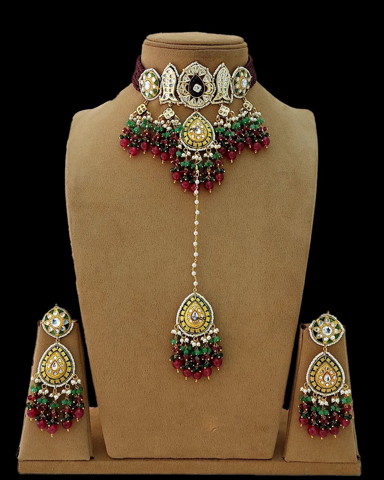 Kundan Choker Necklace Set