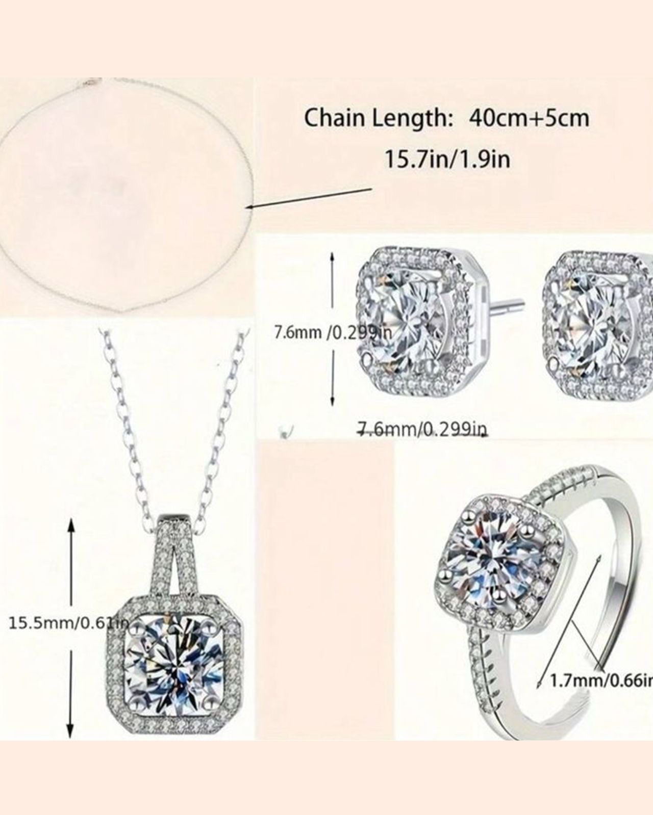 Pendant Diamond Set