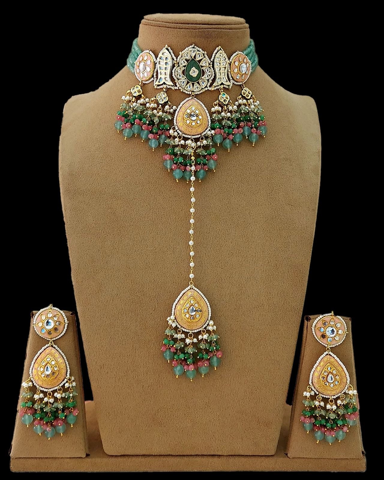 Kundan Choker Necklace Set