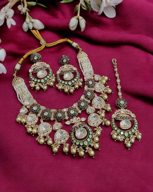 Royal Kundan Polki Bridal Set