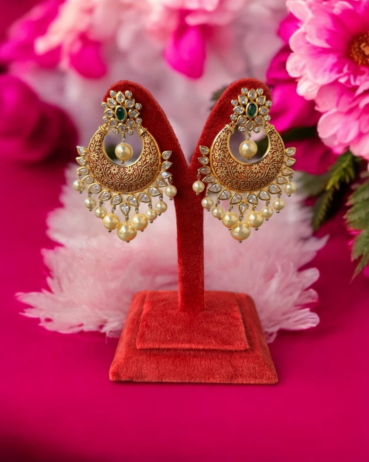 Traditional Pearl Earrings