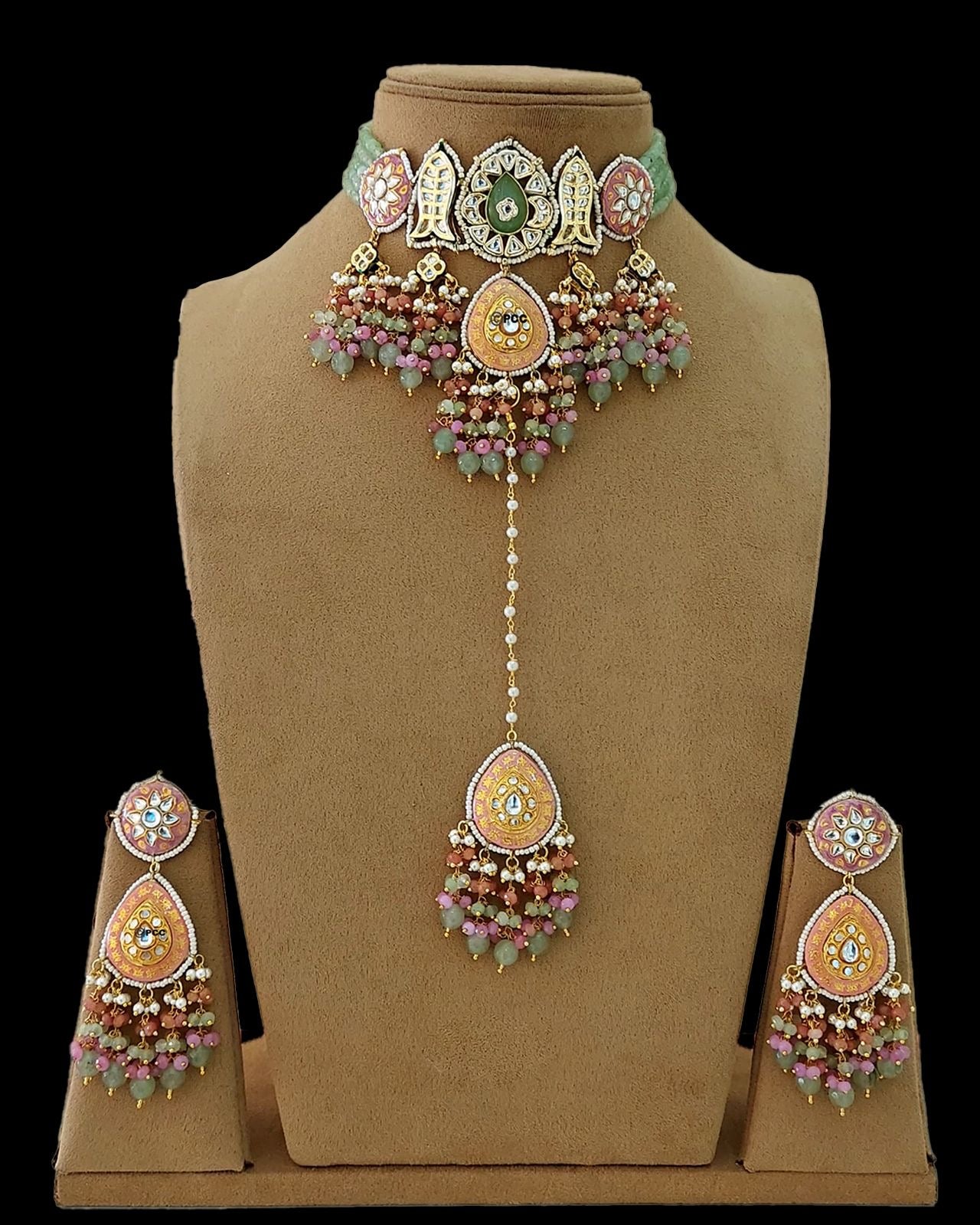 Kundan Choker Necklace Set