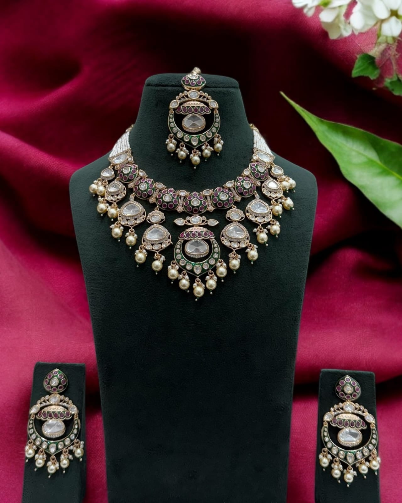 Royal Kundan Polki Bridal Set