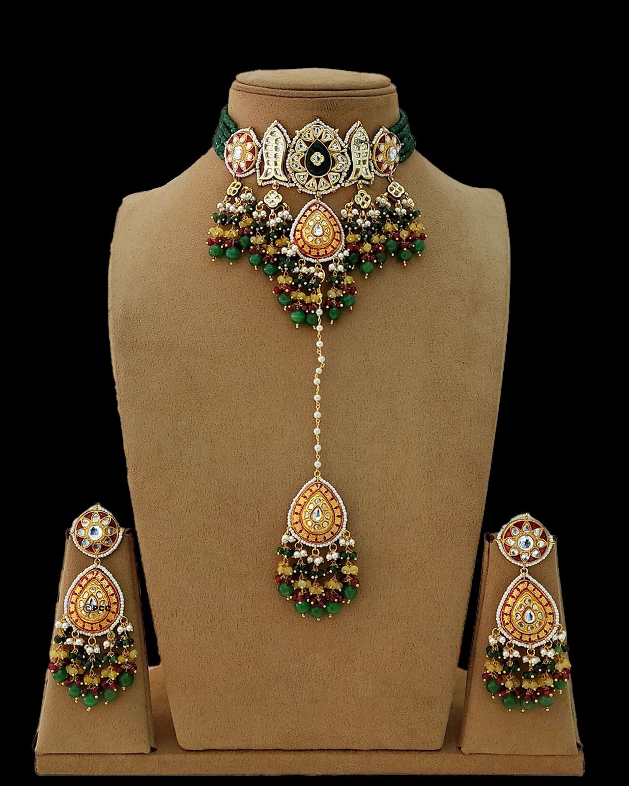 Kundan Choker Necklace Set