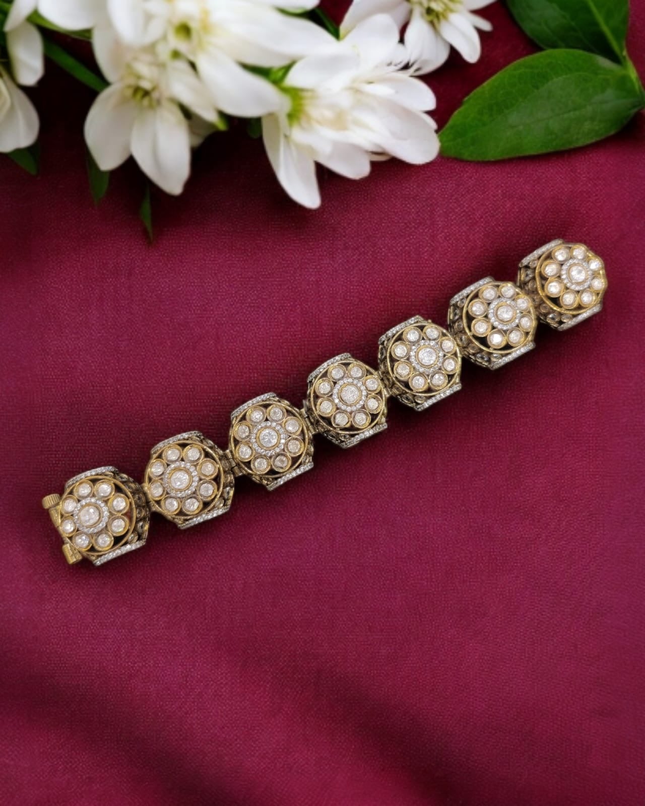 Kundan Polki Bracelet