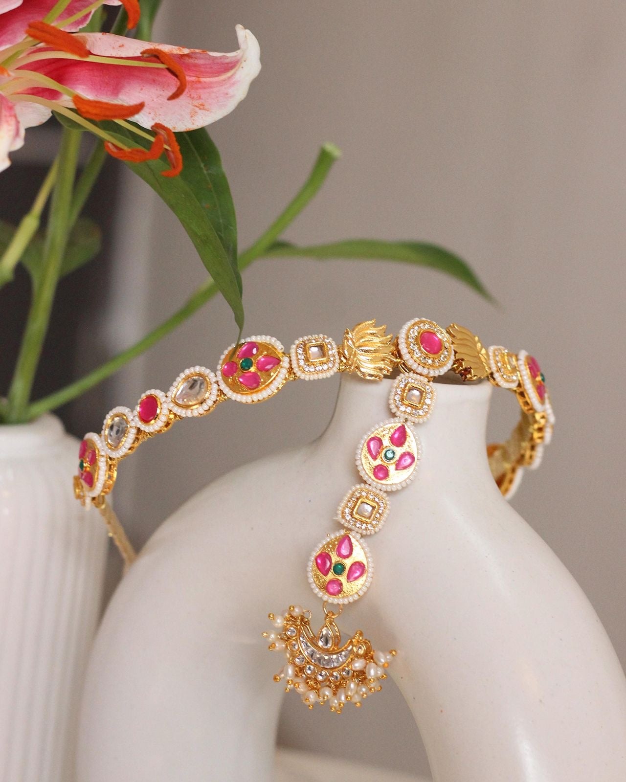 Kundan Headband