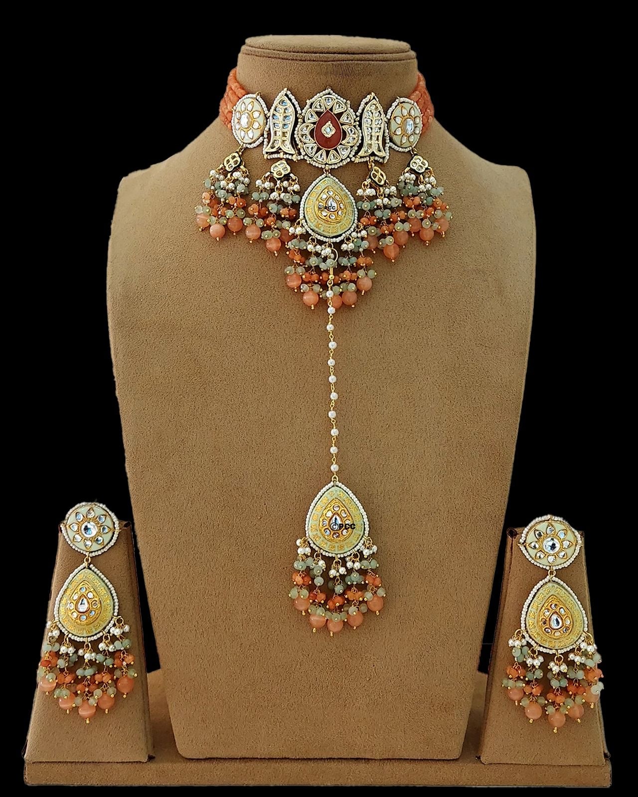 Kundan Choker Necklace Set