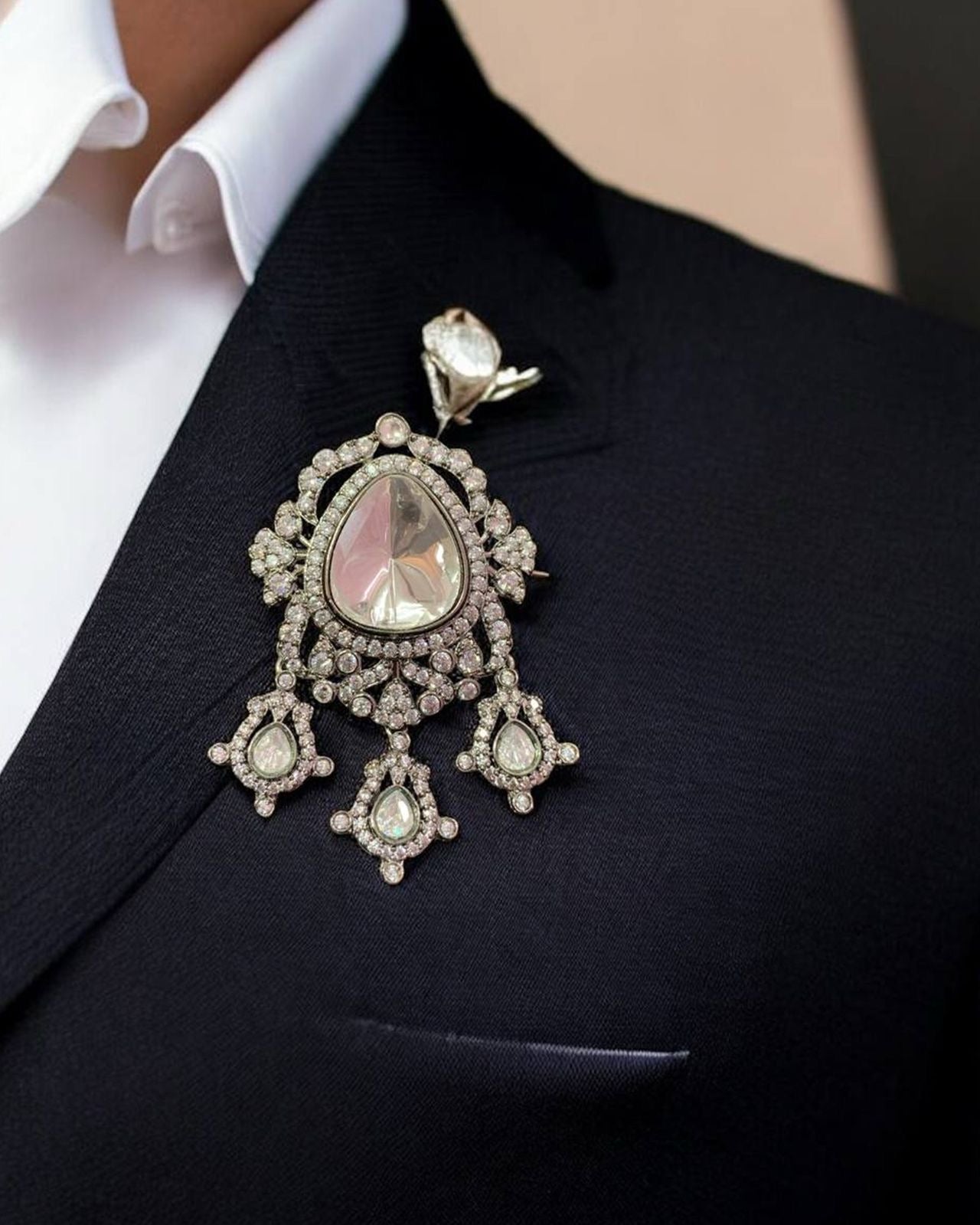 Statement Groom Brooch