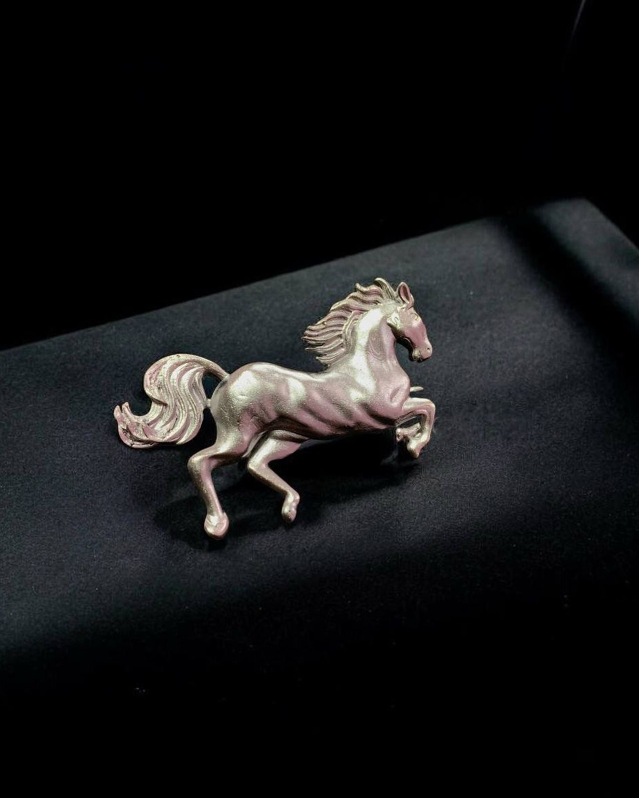 Vintage Horse Groom Brooch