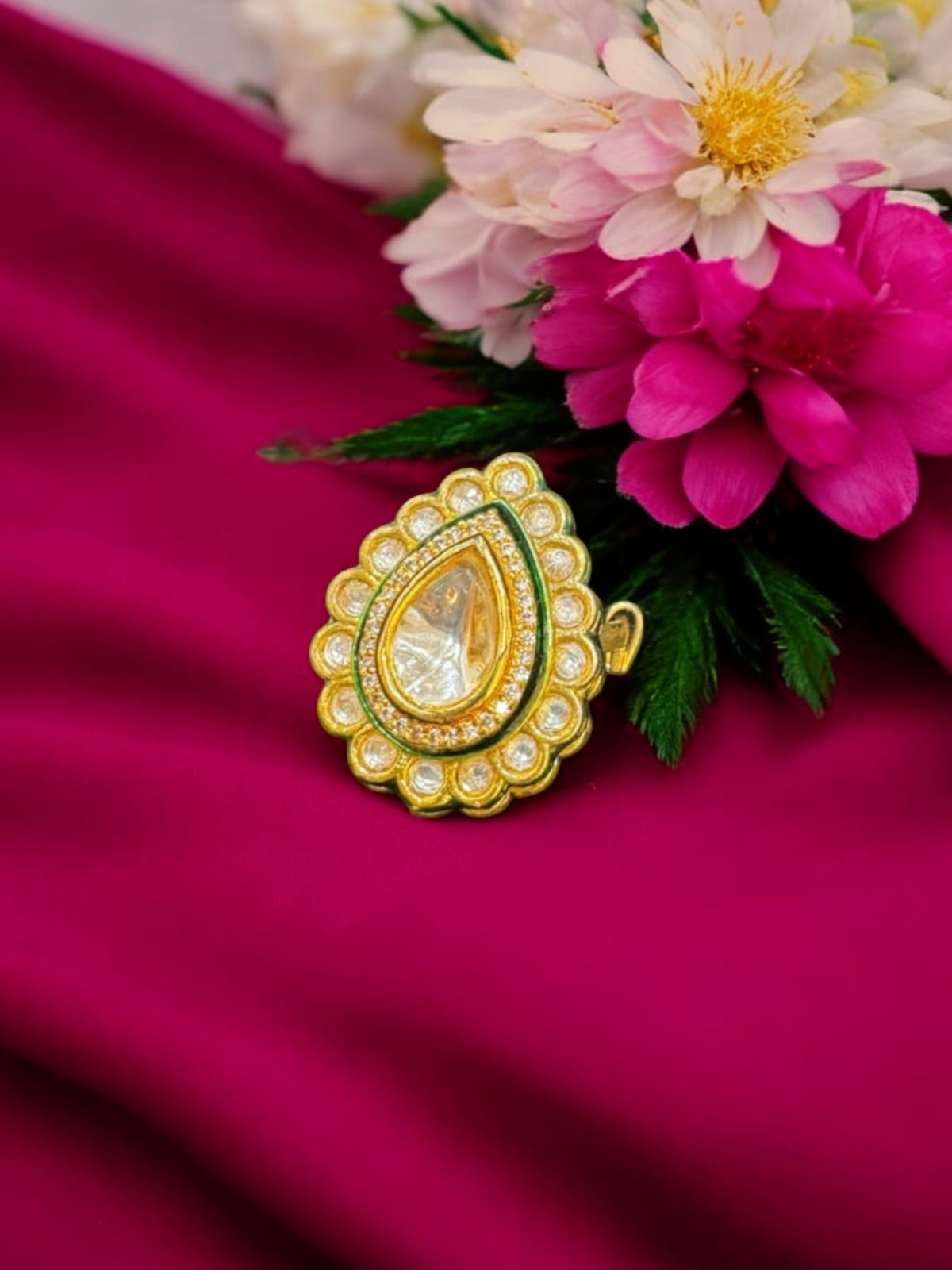 Kundan Uncut Ring