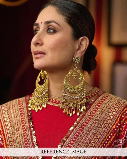 Kareena Inspired Long Golden Earrings