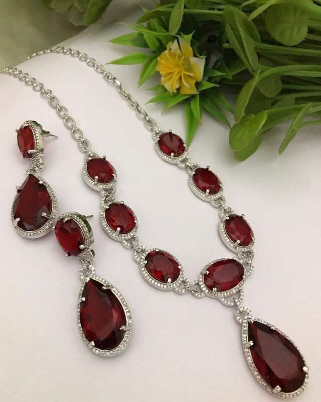 Ruby Flame Necklace