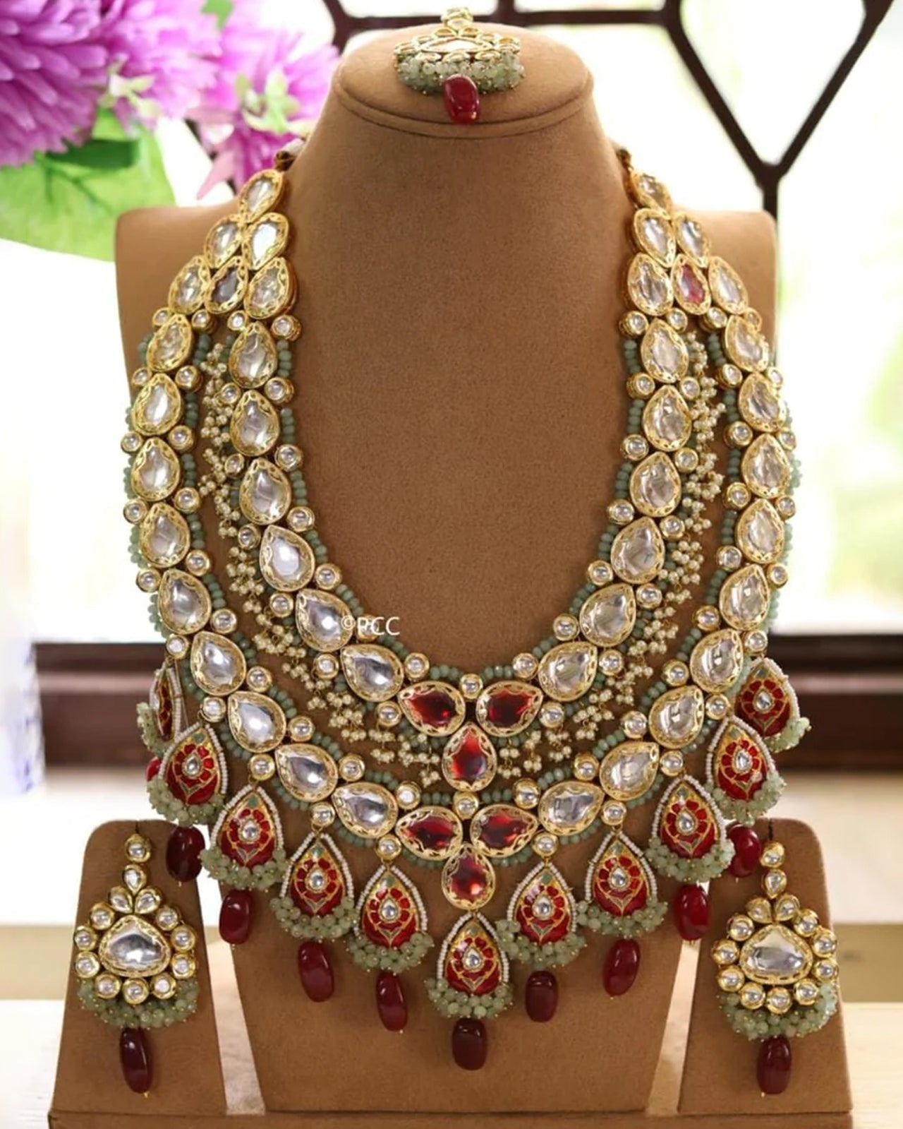 Trendy bridal jewellery on sale sets