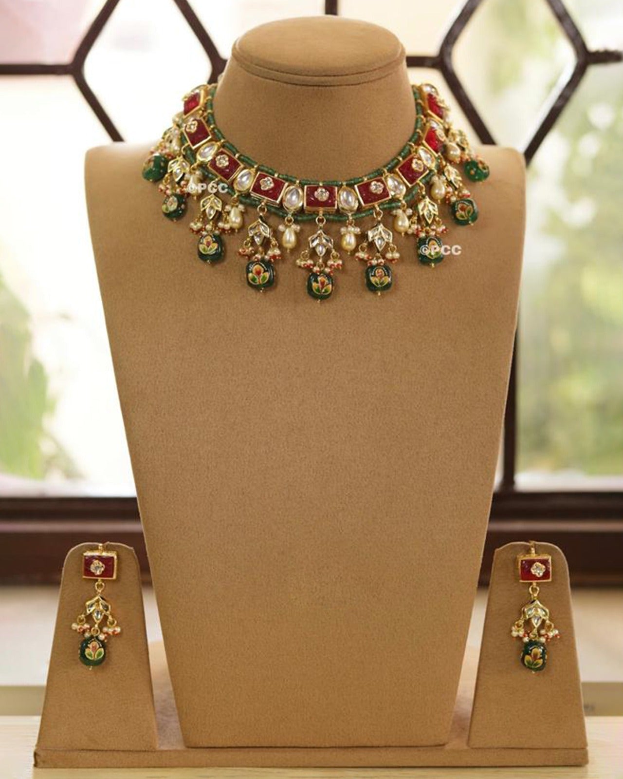 Kundan Multicolor Choker Set