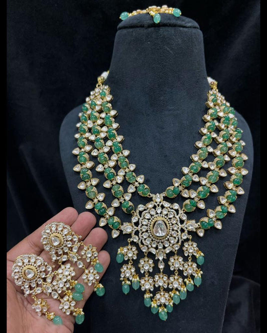 Layered Kundan Necklace Set