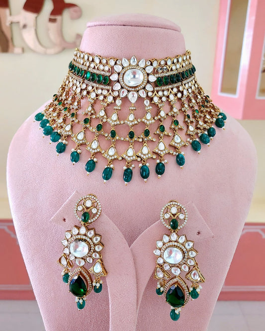 Glam Bridal Necklace Set