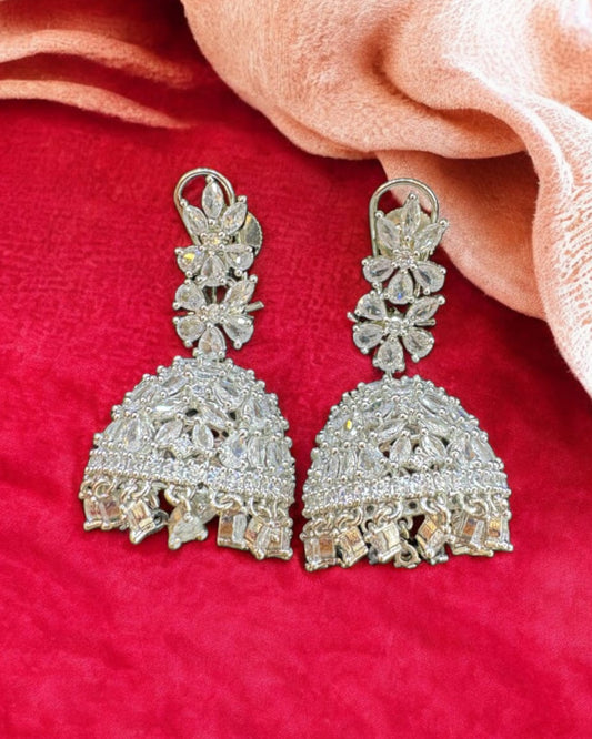 Diamond Jhumki Earrings