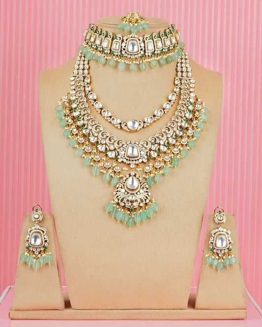 Bridal Double Layered with Choker Set