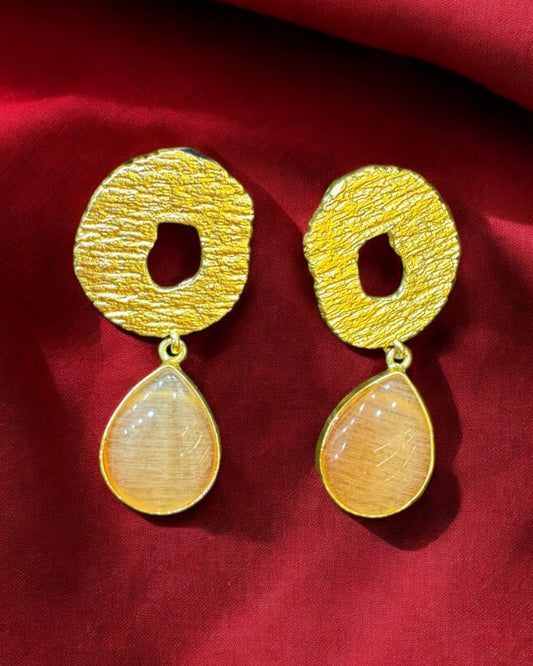 Elegant Brass Earrings
