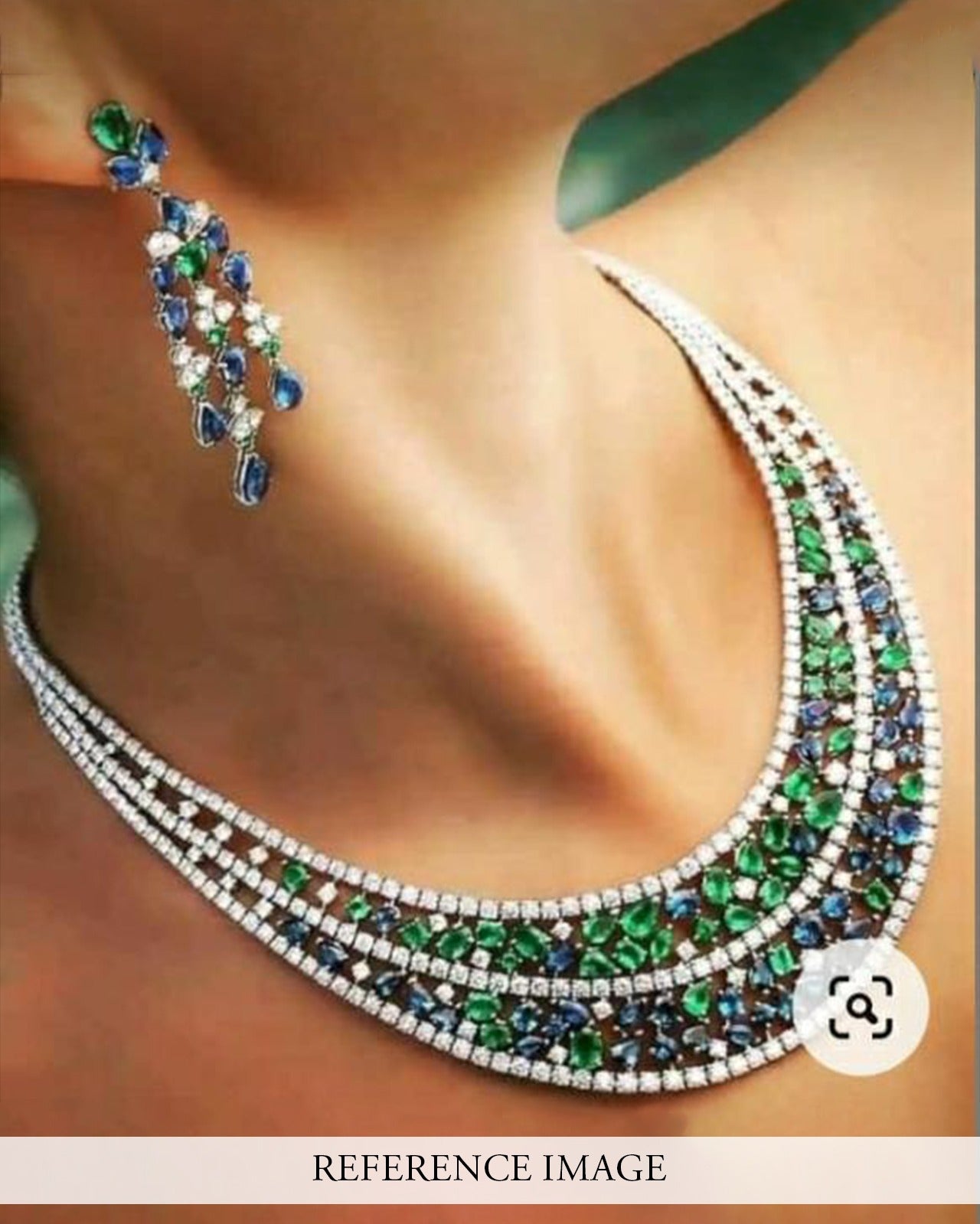 Fashion Sparkling Necklace Set