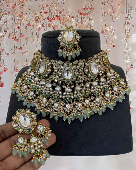 Royal Polki Bridal Necklace Set